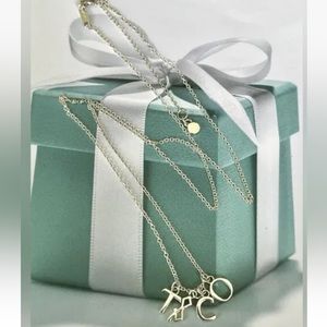 100% Authentic Tiffany & Co. Letters T&CO Necklace Adjustable
